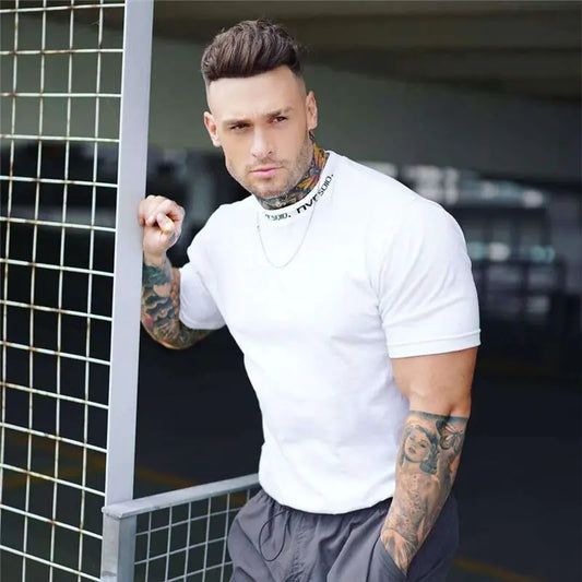 "Never" gym shirt