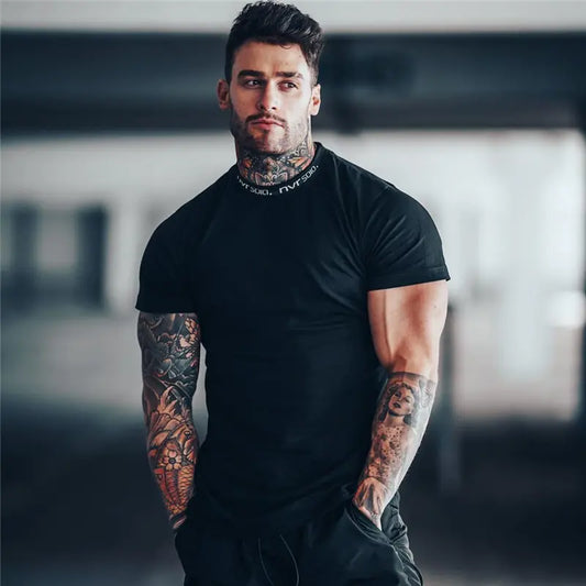 "Never" gym shirt