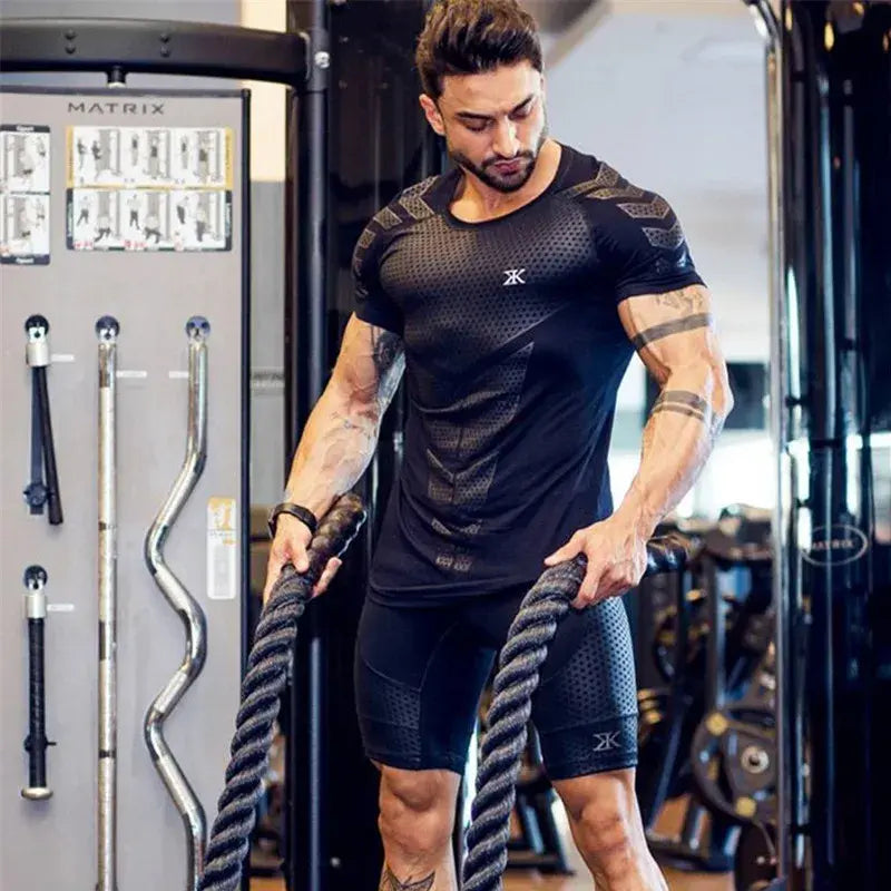 Blackout Compression gym shirt