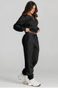 2 piece Quarter Zip and Drawstring Pants  Set