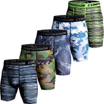 Compression Camo Shorts