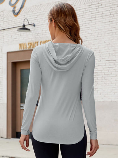 Long Sleeve Hooded Top