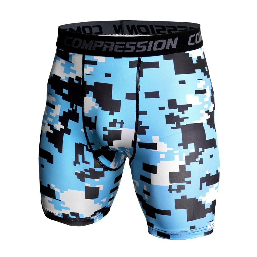 Compression Camo Shorts