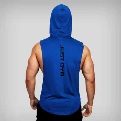 "Just Gym" Stringer Hoodie