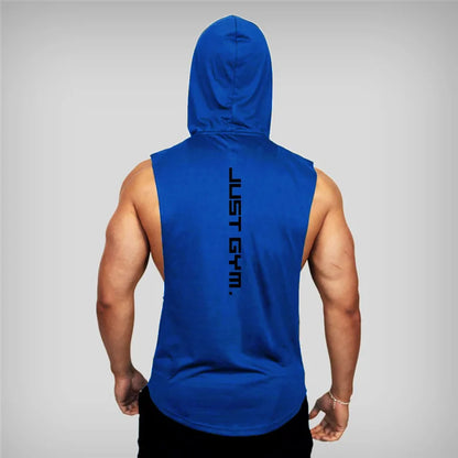 "Just Gym" Stringer Hoodie