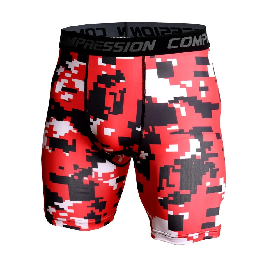 Compression Camo Shorts