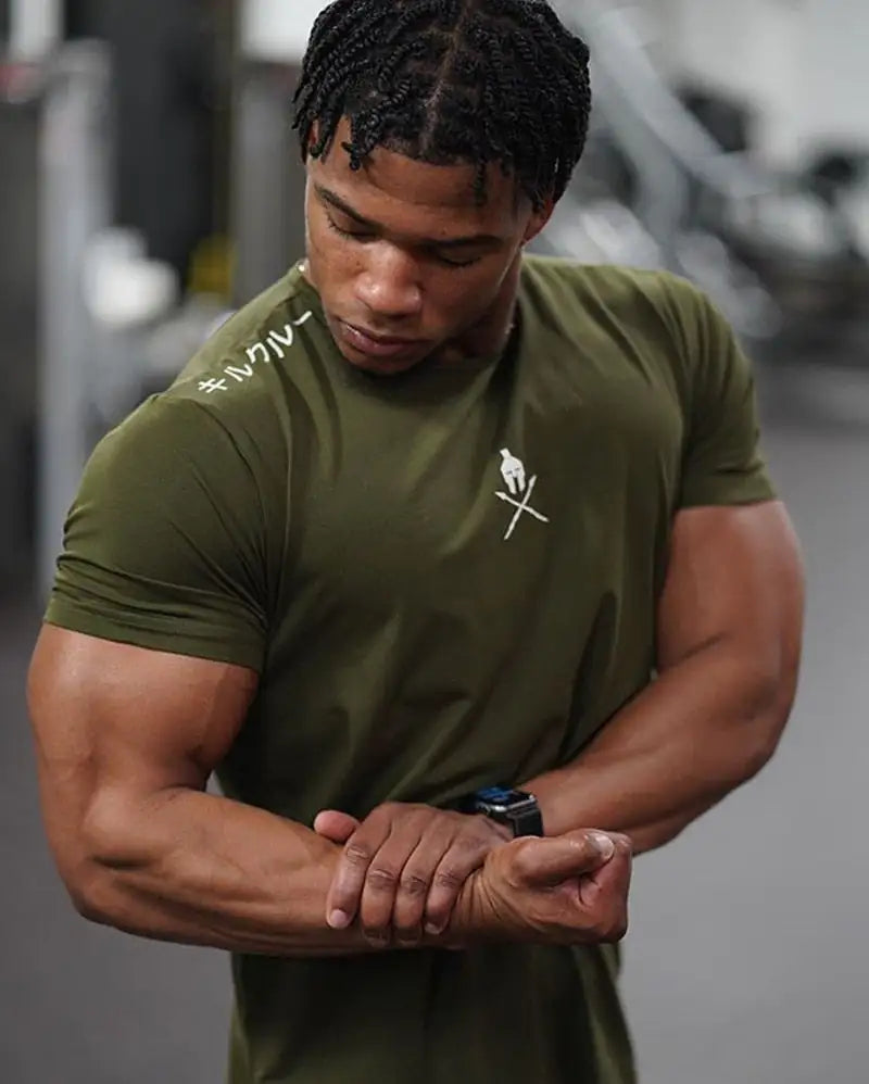 Men's "Spartan" gym shirt.