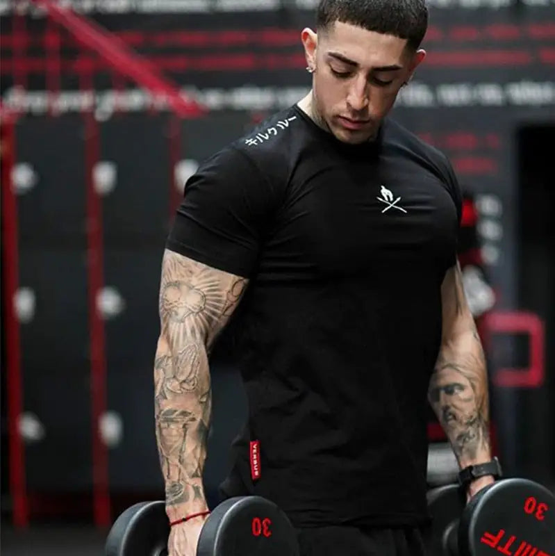 Men's "Spartan" gym shirt.