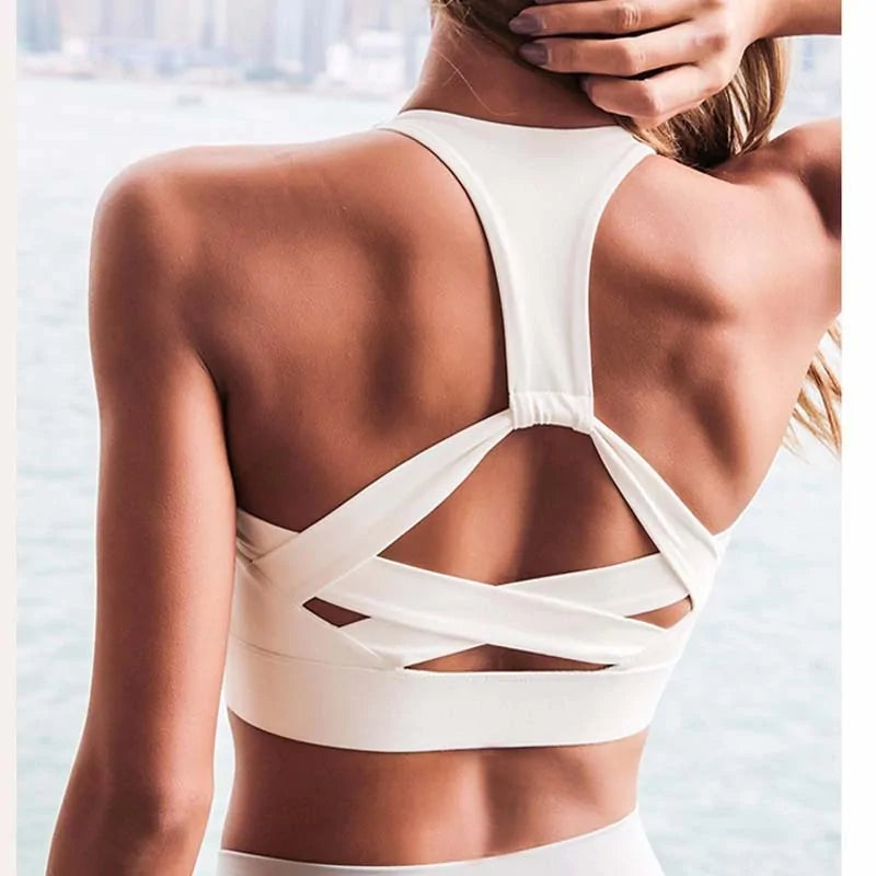 Strap Push Up Sports Bra