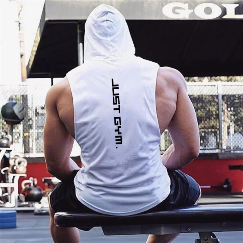 "Just Gym" Stringer Hoodie