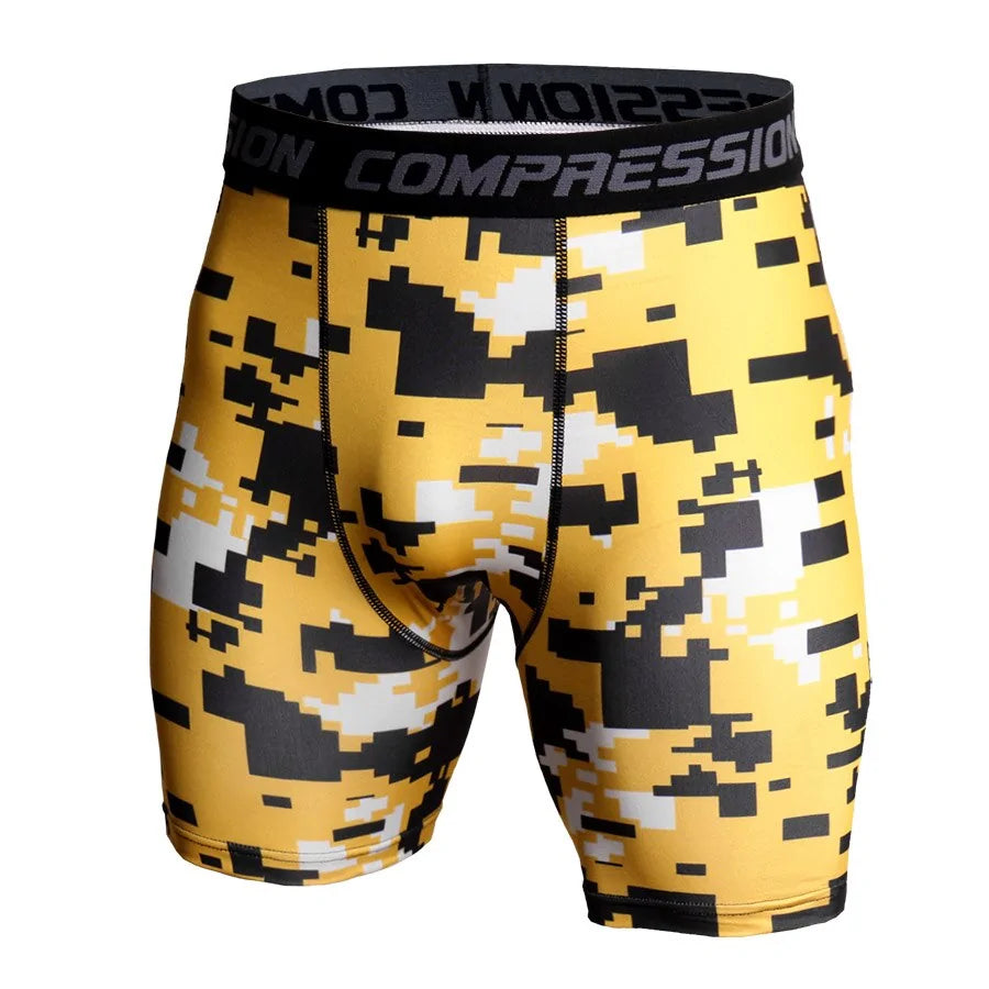 Compression Camo Shorts