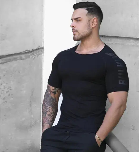 Blackout Compression gym shirt