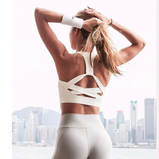 Strap Push Up Sports Bra